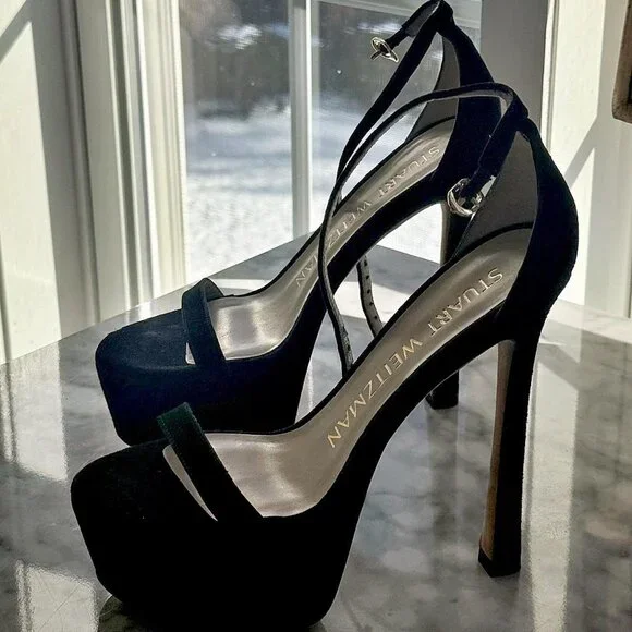 Stuart Weitzman  Nudistcurve Hollywood Platform Sandal sz.5 - Picture 6 of 6